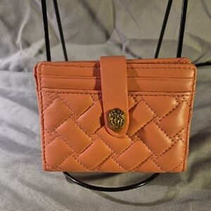 Kurt Geiger Pink Quilted Card Holder
